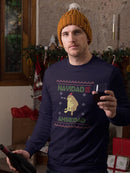 Christmas Gives Me Amxiety Sweatshirt -SmartPrintsInk Designs