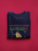 Christmas Gives Me Amxiety Sweatshirt -SmartPrintsInk Designs