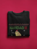 Christmas Gives Me Amxiety Sweatshirt -SmartPrintsInk Designs