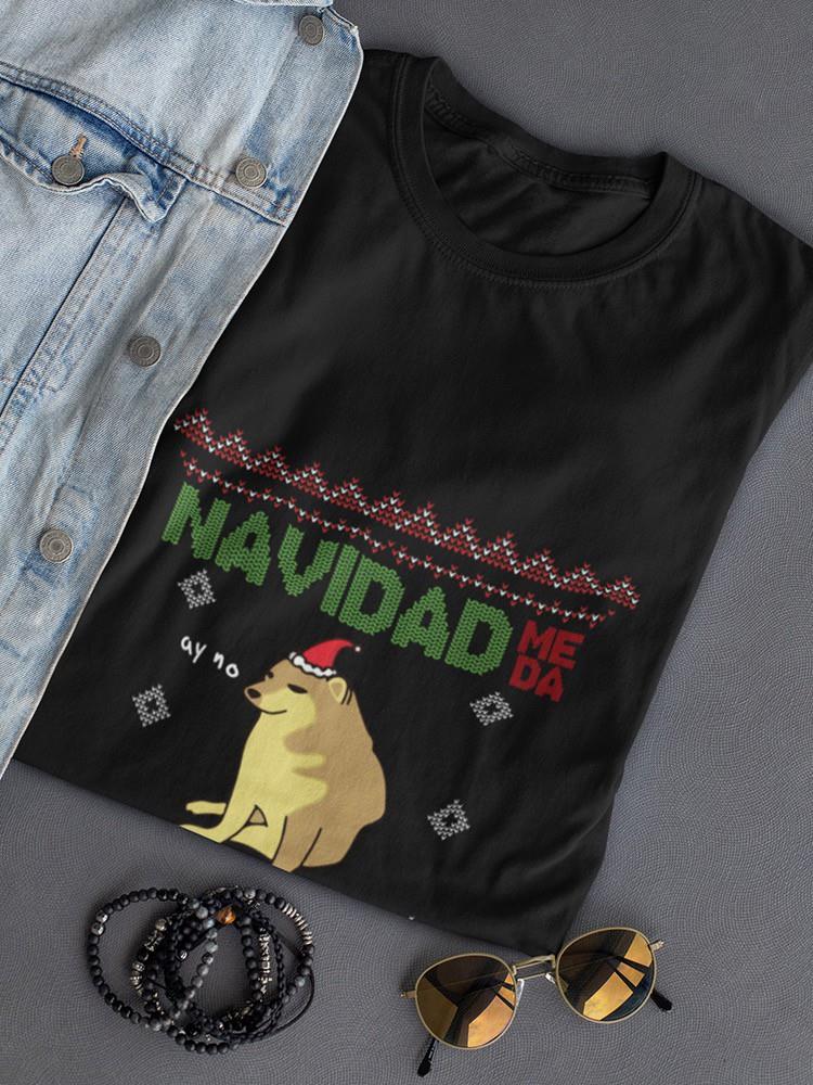 Christmas Gives Me Amxiety T-shirt -SmartPrintsInk Designs