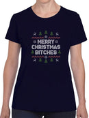 Merry Christmas B****** T-shirt -SmartPrintsInk Designs