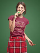 Single N' Ready To Jingle T-shirt -SmartPrintsInk Designs