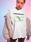 Mapa De Mexico Y Quesadillas T-shirt -SmartPrintsInk Designs