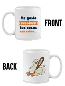 Resuelvo Las Cosas Con Calma Mug -SmartPrintsInk Designs