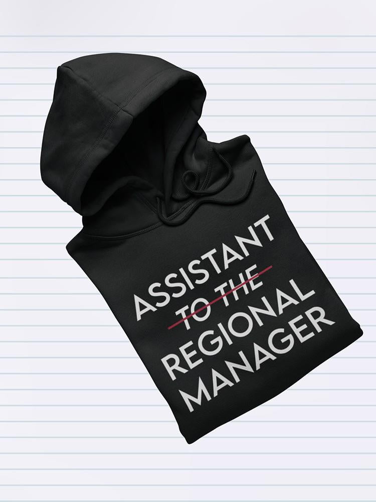 Assistant Regional Manager Hoodie  -SmartPrintsInk Designs