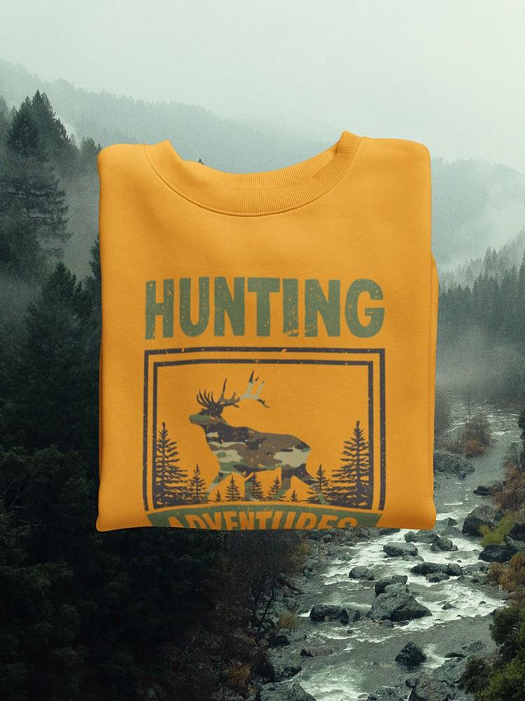 Hunting Adventures Hoodie or Sweatshirt -SmartPrintsInk Designs