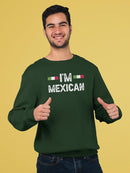 I'm Mexican Sweatshirt -SmartPrintsInk Designs