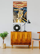 Scared Cat Wall Art -SmartPrintsInk Designs