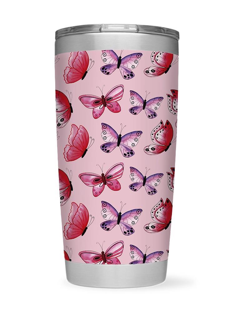 A Butterfly Pattern. Tumbler -SmartPrintsInk Designs