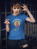 Flamingoween T-shirt -SmartPrintsInk Designs