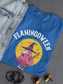 Flamingoween T-shirt -SmartPrintsInk Designs