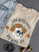 Live With Hope T-shirt -SmartPrintsInk Designs