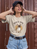 Frenchie Mama. T-shirt -SmartPrintsInk Designs