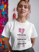 Strength To Fight T-shirt -SmartPrintsInk Designs