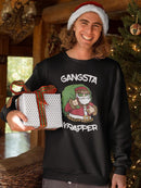 Gangsta Wrapper. Sweatshirt -SmartPrintsInk Designs