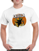 Catzilla T-shirt -SmartPrintsInk Designs