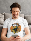 Catzilla T-shirt -SmartPrintsInk Designs