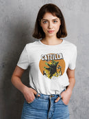 Catzilla T-shirt -SmartPrintsInk Designs