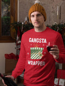 A Gangsta Wrapper Sweatshirt -SmartPrintsInk Designs