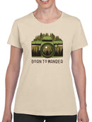 Born To Wander In The Wild T-shirt -SmartPrintsInk Designs