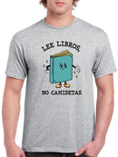Read Books Not Shirts T-shirt -SmartPrintsInk Designs