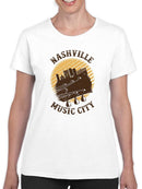 Nashville Music City T-shirt -SmartPrintsInk Designs