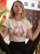 Peace Butterfly Symbol T-shirt -SmartPrintsInk Designs