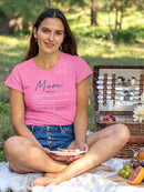 Mom Definition T-shirt -SmartPrintsInk Designs