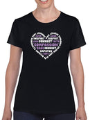 Inspirational Heart T-shirt -SmartPrintsInk Designs