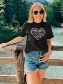 Inspirational Heart T-shirt -SmartPrintsInk Designs