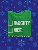 I Tried My Best Sweatshirt -SmartPrintsInk Designs