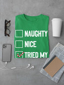 I Tried My Best T-shirt -SmartPrintsInk Designs