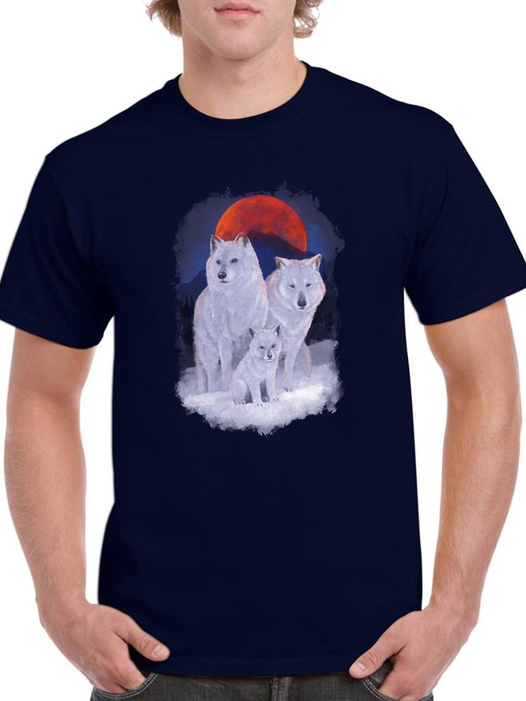 Wolf Family T-shirt -SmartPrintsInk Designs