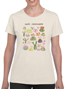 Cacti Succulents T-shirt -SmartPrintsInk Designs