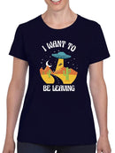 I Want To Be Leaving T-shirt -SmartPrintsInk Designs