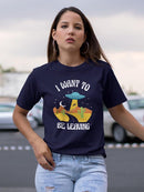 I Want To Be Leaving T-shirt -SmartPrintsInk Designs