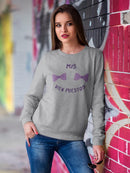 Well Placed Bows Sweatshirt -SmartPrintsInk Designs