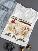 Hanging With The Girls T-shirt -SmartPrintsInk Designs