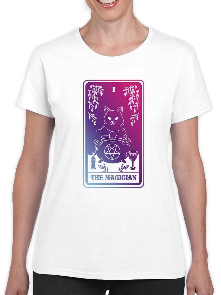The Magician Cat T-shirt -SmartPrintsInk Designs