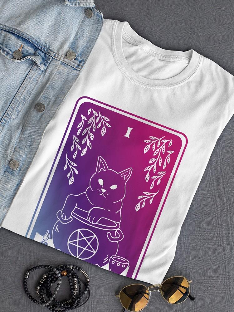 The Magician Cat T-shirt -SmartPrintsInk Designs
