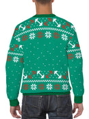 Ripped Santa All-Over Sweatshirt -Smartprintsink Designs