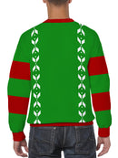 Kiss Me Under The Mistletoe All-Over Sweatshirt -Smartprintsink Designs