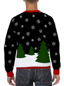 Naughty Santa Gift All-Over Sweatshirt -Smartprintsink Designs