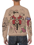 Xmas Life All-Over Sweatshirt -Smartprintsink Designs