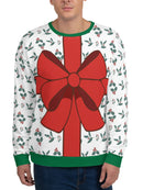 Christmas Gift Wrap All-Over Sweatshirt -Smartprintsink Designs
