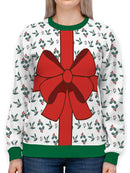 Christmas Gift Wrap All-Over Sweatshirt -Smartprintsink Designs