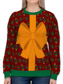 Christmas Gift Wrapping All-Over Sweatshirt -Smartprintsink Designs