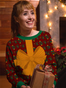 Christmas Gift Wrapping All-Over Sweatshirt -Smartprintsink Designs