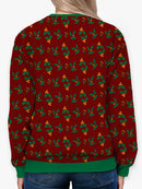 Christmas Gift Wrapping All-Over Sweatshirt -Smartprintsink Designs