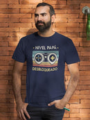 Dad Level Unlocked T-shirt -SmartPrintsInk Designs